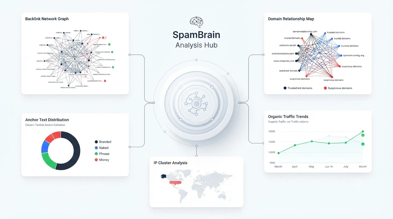 SpamBrain AI and Link Graph Pattern Analysis