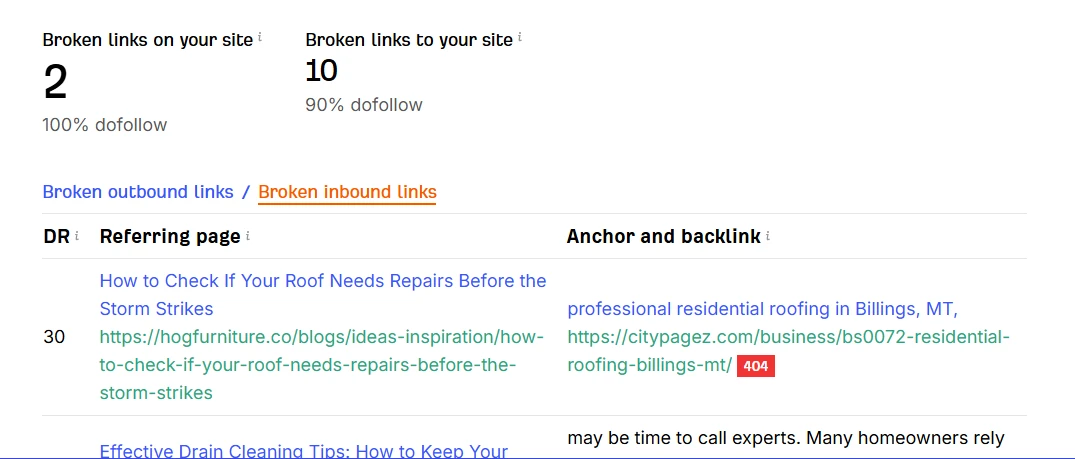 Broken Link Building