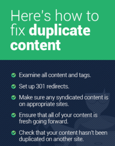 why is having duplicate content an issue for seo