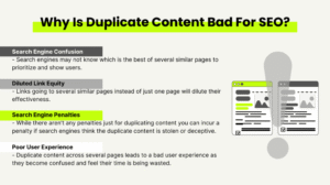 why is having duplicate content an issue for seo