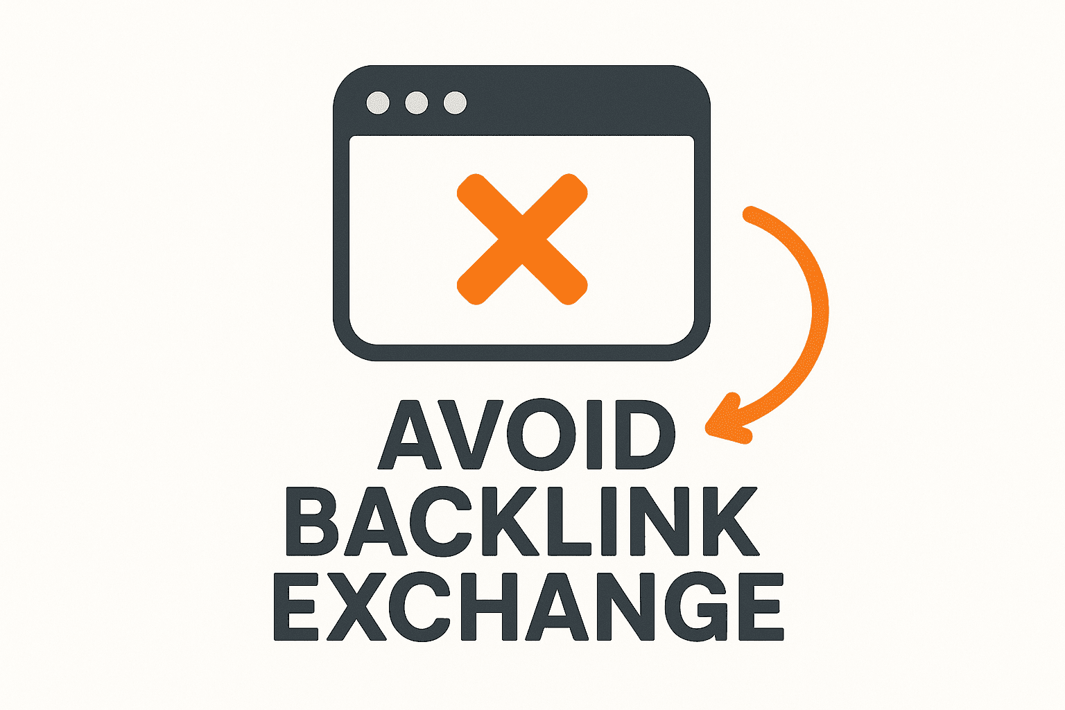 Avoid backlink exchange
