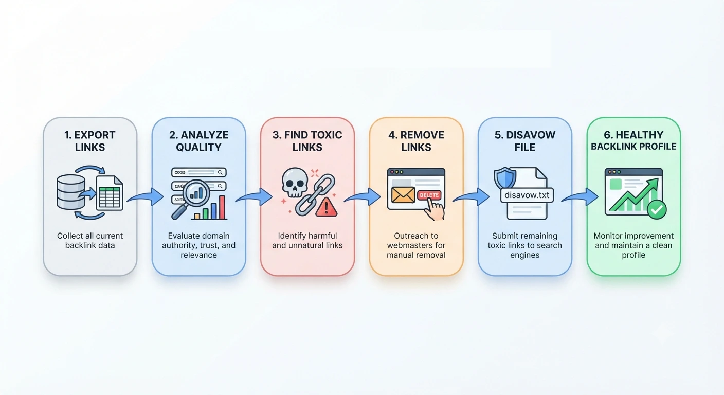 How to Find and Handle Toxic Backlinks