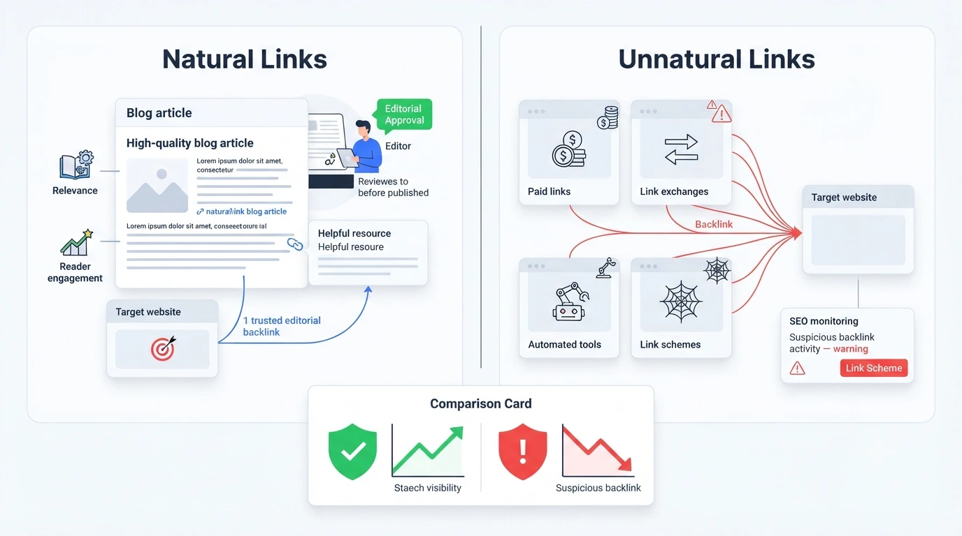 Natural Links vs. Unnatural Links
