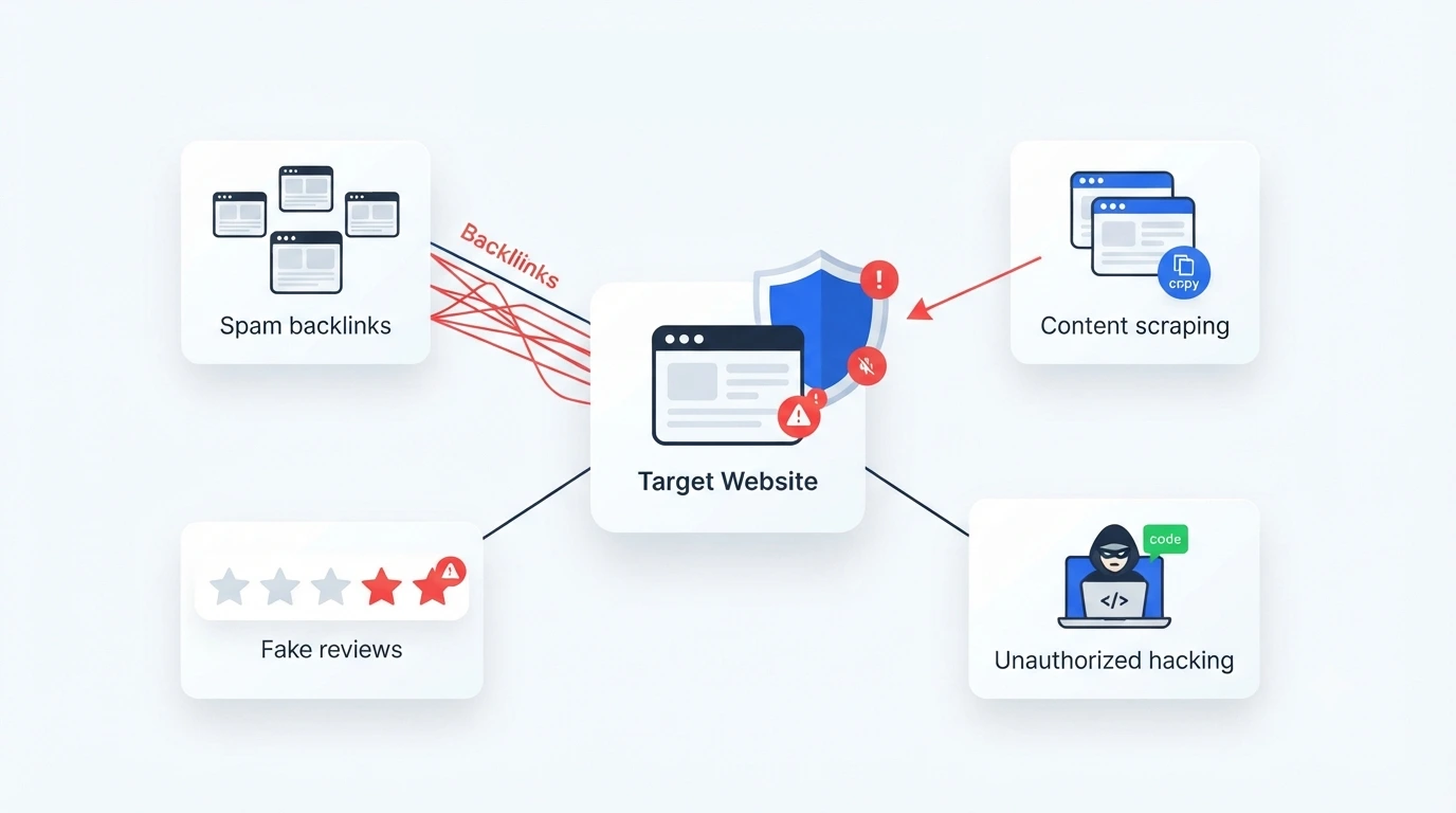 What is negative SEO